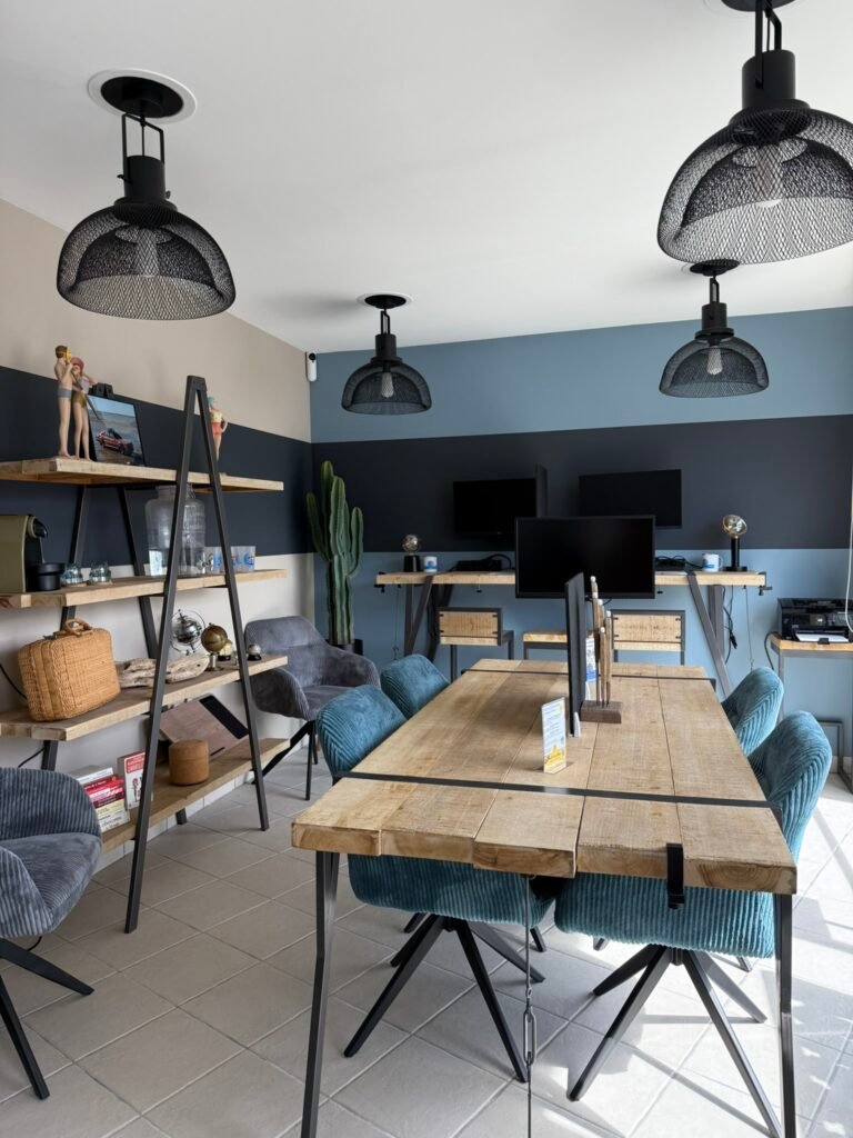 Notre table partagée avec possibilité d'un double écran